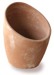 vaso largo tagliato terrecotte s.r.