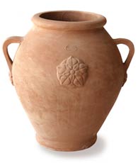 giara con rosa Terrecotte S.Rocco